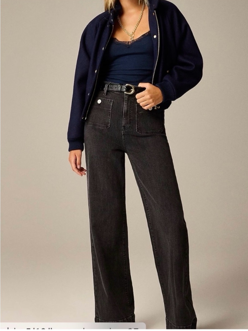 J. Crew Sailor denim trouser in 1996 semi-stretch size 31 - Picture 2 of 14